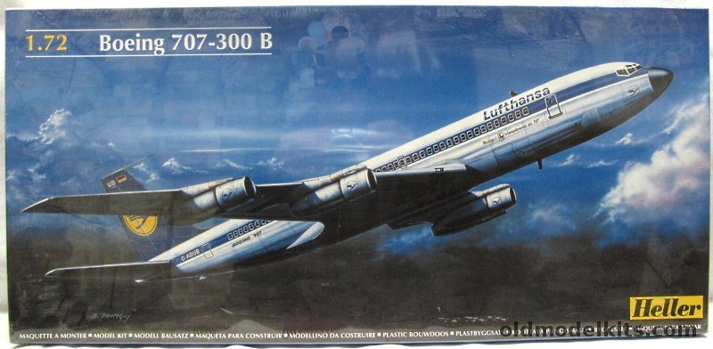 Heller 1/72 Boeing 707-300B Intercontinental - Lufthansa Or Air France ...